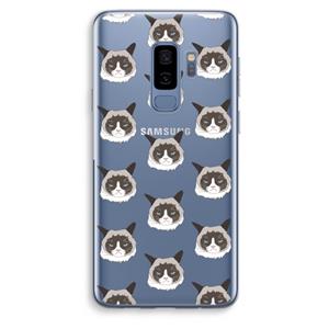 CaseCompany It's a Purrr Case: Samsung Galaxy S9 Plus Transparant Hoesje