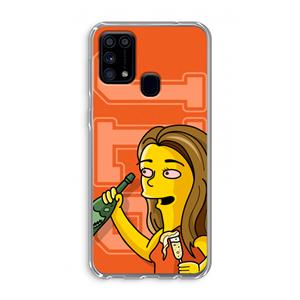 CaseCompany Jamie Lee Simpson: Samsung Galaxy M31 Transparant Hoesje