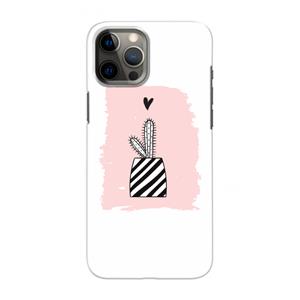 CaseCompany Zwart-wit cactus: Volledig geprint iPhone 12 Pro Max Hoesje