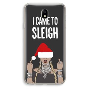 CaseCompany Came To Sleigh: Samsung Galaxy J7 (2017) Transparant Hoesje