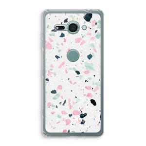 CaseCompany Terrazzo N°3: Sony Xperia XZ2 Compact Transparant Hoesje