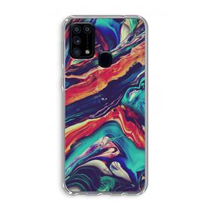 CaseCompany Chameleon Sun: Samsung Galaxy M31 Transparant Hoesje