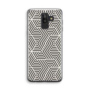 CaseCompany Magic pattern: Samsung Galaxy J8 (2018) Transparant Hoesje