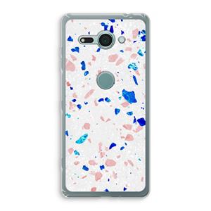 CaseCompany Terrazzo N°6: Sony Xperia XZ2 Compact Transparant Hoesje