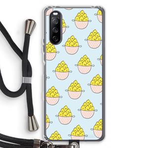CaseCompany Citroenen: Sony Sony Xperia 10 III Transparant Hoesje met koord