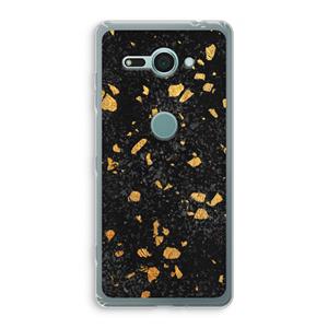 CaseCompany Terrazzo N°7: Sony Xperia XZ2 Compact Transparant Hoesje