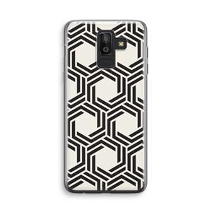 CaseCompany Geometrisch patroon: Samsung Galaxy J8 (2018) Transparant Hoesje
