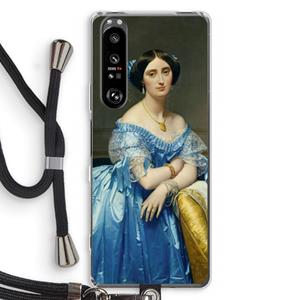CaseCompany Eleonore: Sony Xperia 1 III Transparant Hoesje met koord