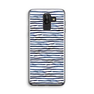 CaseCompany Verrassende lijnen: Samsung Galaxy J8 (2018) Transparant Hoesje