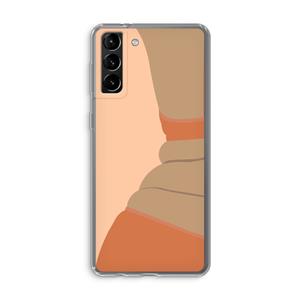 CaseCompany Bikini: Samsung Galaxy S21 Plus Transparant Hoesje