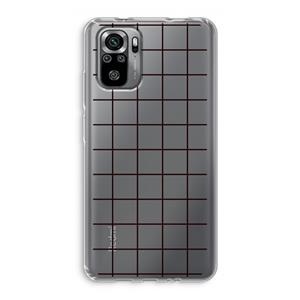 CaseCompany Rooster: Xiaomi Redmi Note 10S Transparant Hoesje