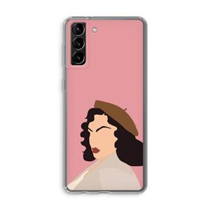 CaseCompany Confidence: Samsung Galaxy S21 Plus Transparant Hoesje
