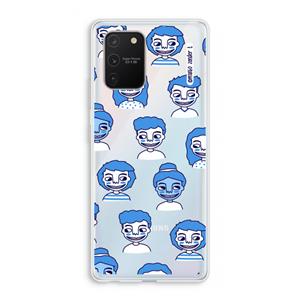 CaseCompany Gezichtjes: Samsung Galaxy S10 Lite Transparant Hoesje