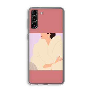 CaseCompany Cosy: Samsung Galaxy S21 Plus Transparant Hoesje