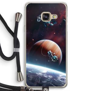 CaseCompany Examiner: Samsung Galaxy A3 (2016) Transparant Hoesje met koord