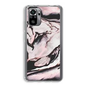 CaseCompany Roze stroom: Xiaomi Redmi Note 10S Transparant Hoesje