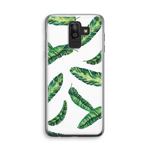 CaseCompany Lange bladeren: Samsung Galaxy J8 (2018) Transparant Hoesje