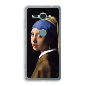 CaseCompany The Pearl Earring: Sony Xperia XZ2 Compact Transparant Hoesje
