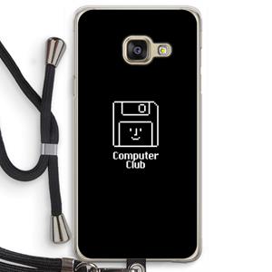 CaseCompany Hello: Samsung Galaxy A3 (2016) Transparant Hoesje met koord