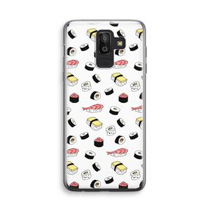 CaseCompany Sushi time: Samsung Galaxy J8 (2018) Transparant Hoesje