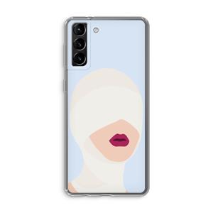 CaseCompany Incognito: Samsung Galaxy S21 Plus Transparant Hoesje