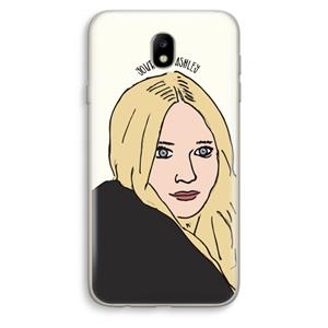 CaseCompany Ashley: Samsung Galaxy J7 (2017) Transparant Hoesje