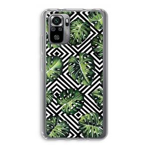 CaseCompany Geometrische jungle: Xiaomi Redmi Note 10S Transparant Hoesje