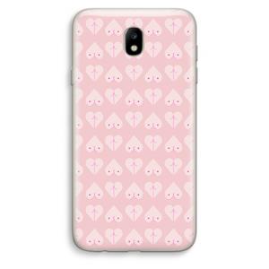 CaseCompany Ass 'n Titties: Samsung Galaxy J7 (2017) Transparant Hoesje
