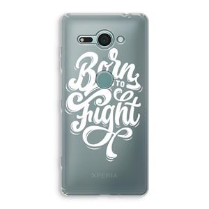 CaseCompany Born to Fight: Sony Xperia XZ2 Compact Transparant Hoesje