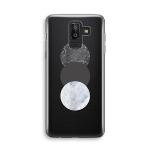 CaseCompany Marmeren cirkels: Samsung Galaxy J8 (2018) Transparant Hoesje