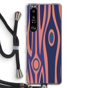CaseCompany Bast A: Sony Xperia 1 III Transparant Hoesje met koord