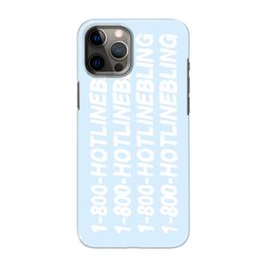 CaseCompany Hotline bling blue: Volledig geprint iPhone 12 Pro Max Hoesje