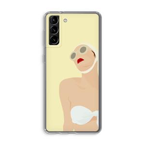 CaseCompany Summer: Samsung Galaxy S21 Plus Transparant Hoesje