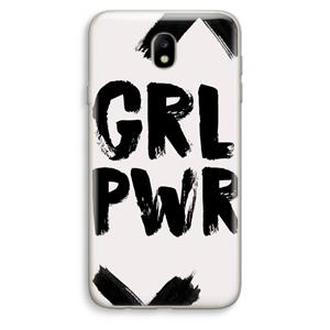 CaseCompany Girl Power #2: Samsung Galaxy J7 (2017) Transparant Hoesje