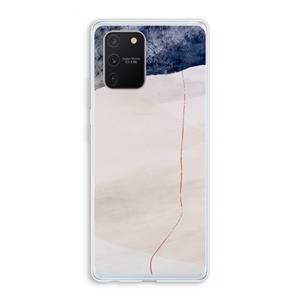 CaseCompany Stone White: Samsung Galaxy S10 Lite Transparant Hoesje
