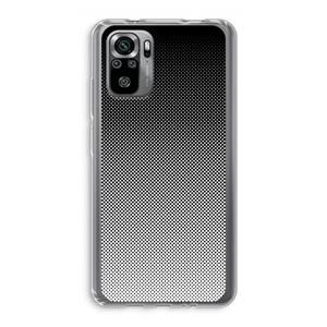 CaseCompany Musketon Halftone: Xiaomi Redmi Note 10S Transparant Hoesje