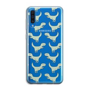 CaseCompany Dinos: Samsung Galaxy A50 Transparant Hoesje