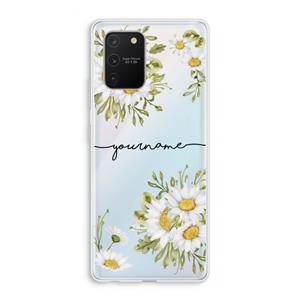 CaseCompany Daisies: Samsung Galaxy S10 Lite Transparant Hoesje