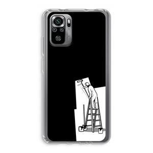 CaseCompany Musketon Painter: Xiaomi Redmi Note 10S Transparant Hoesje
