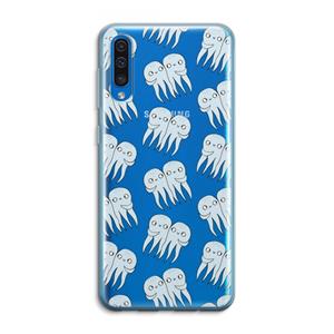 CaseCompany Octopussen: Samsung Galaxy A50 Transparant Hoesje