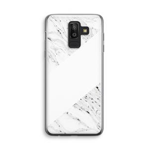 CaseCompany Biggest stripe: Samsung Galaxy J8 (2018) Transparant Hoesje