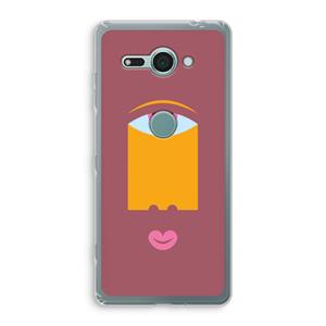 CaseCompany Mono V: Sony Xperia XZ2 Compact Transparant Hoesje