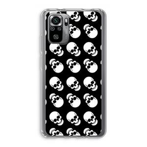 CaseCompany Musketon Skulls: Xiaomi Redmi Note 10S Transparant Hoesje