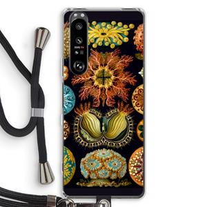 CaseCompany Haeckel Ascidiae: Sony Xperia 1 III Transparant Hoesje met koord
