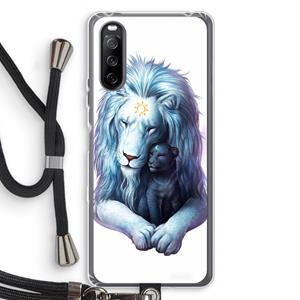 CaseCompany Child Of Light: Sony Sony Xperia 10 III Transparant Hoesje met koord