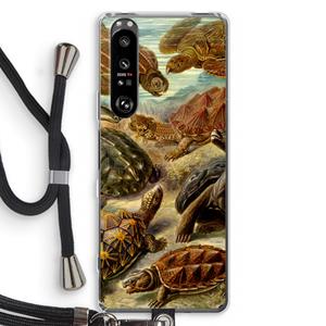 CaseCompany Haeckel Chelonia: Sony Xperia 1 III Transparant Hoesje met koord