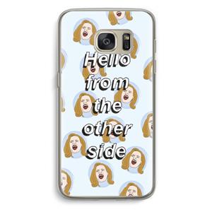 CaseCompany Hello: Samsung Galaxy S7 Transparant Hoesje