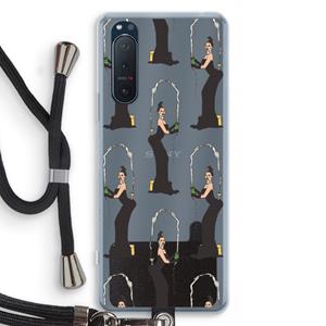 CaseCompany Pop Some Kim: Sony Xperia 5 II Transparant Hoesje met koord