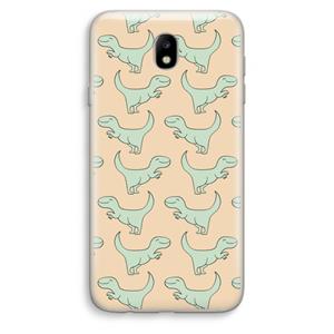 CaseCompany Dinos: Samsung Galaxy J7 (2017) Transparant Hoesje