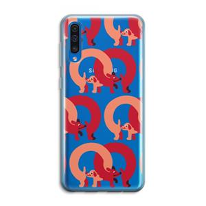 CaseCompany Dogs: Samsung Galaxy A50 Transparant Hoesje